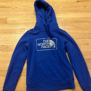 Northface Women's Blue Hoodie Small